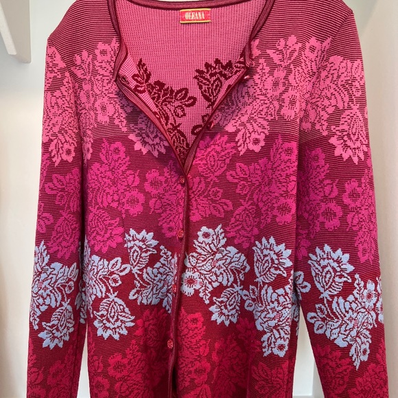 Sweaters Oleana Utah Wollen Mills Clothiers Size Xl Woolsilk Cardigan